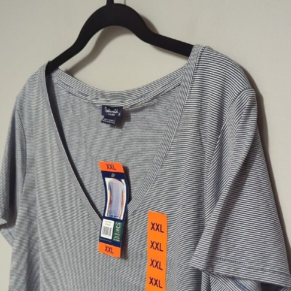 NWT Lot Of Splendid Green and Striped Short Sleeve Tees - Picture 4 of 11